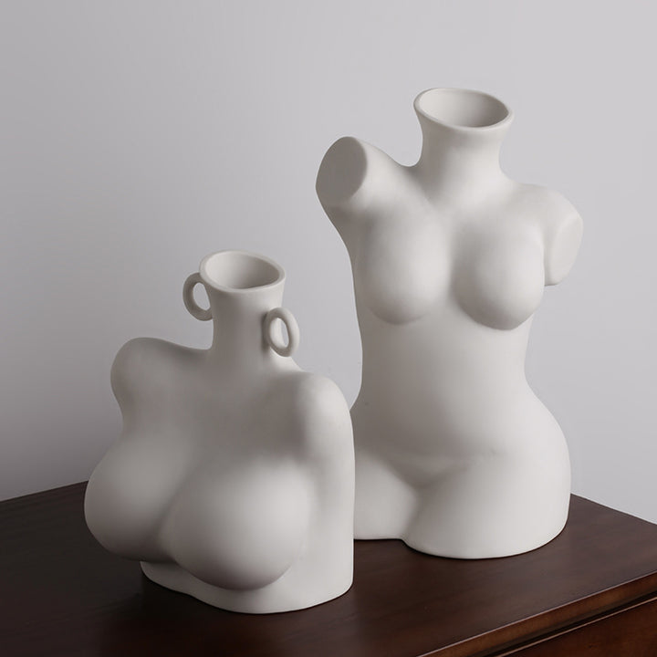 Woman's body vase