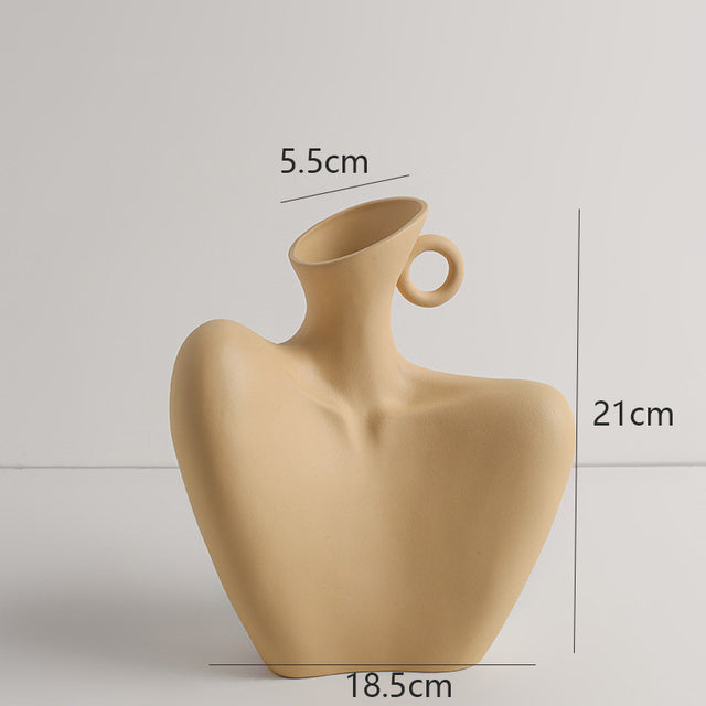 Woman's body vase